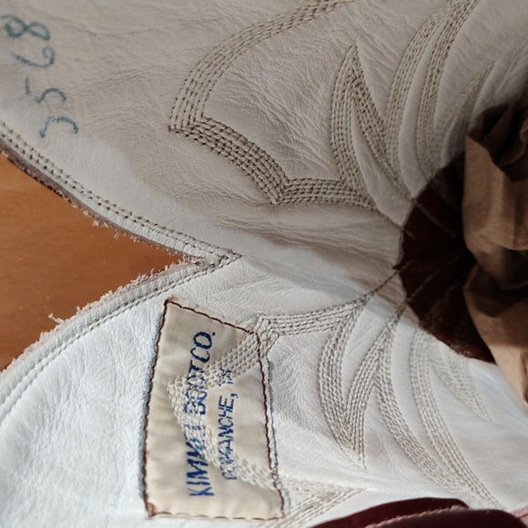 Custom Vintage ostrich cowboy boots by Kimmel Boot Co. Size  7 - Picture 9 of 9